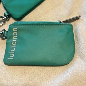 Lululemon keychain and coin purse wristlet set of 3